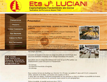 Tablet Screenshot of lucianibois.com